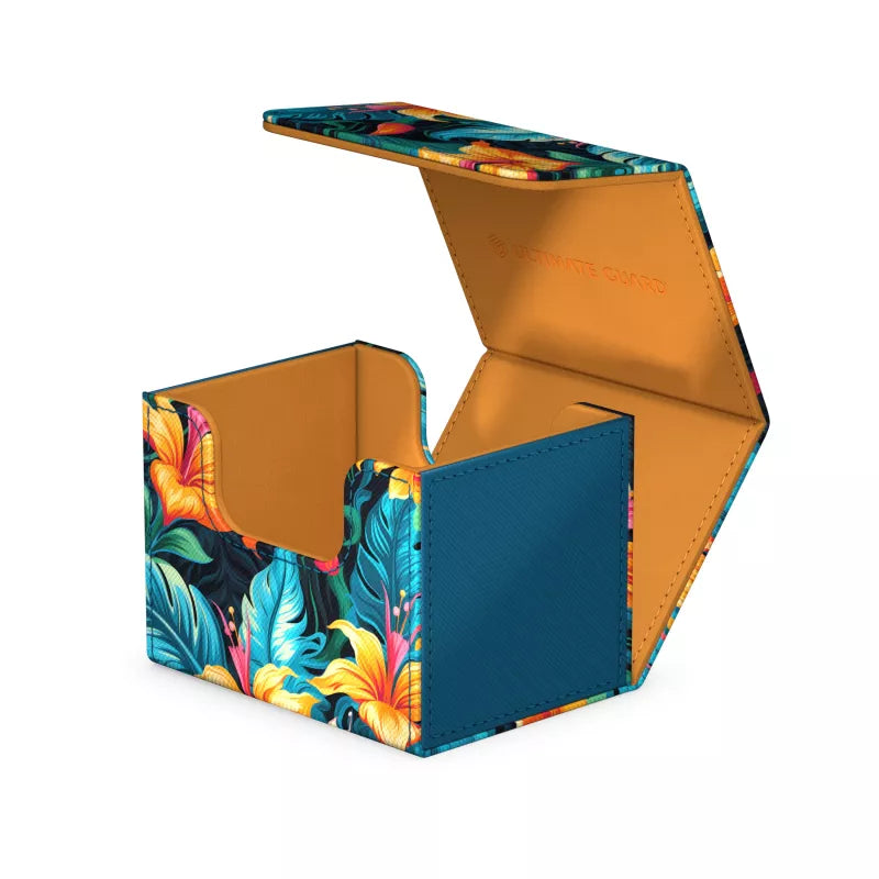 Sidewinder Xenoskin Deck Box 100+: Floral Places - Tulum Blue