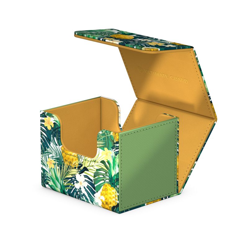 Sidewinder Xenoskin Deck Box 100+: Floral Places - Bahia Green