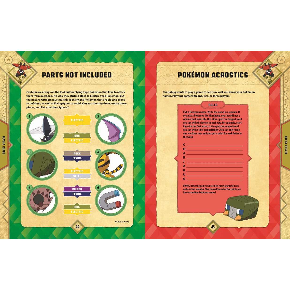 Pokémon Alola Region Activity Book by Lawrence Neves: Paperback; 108 pages / English