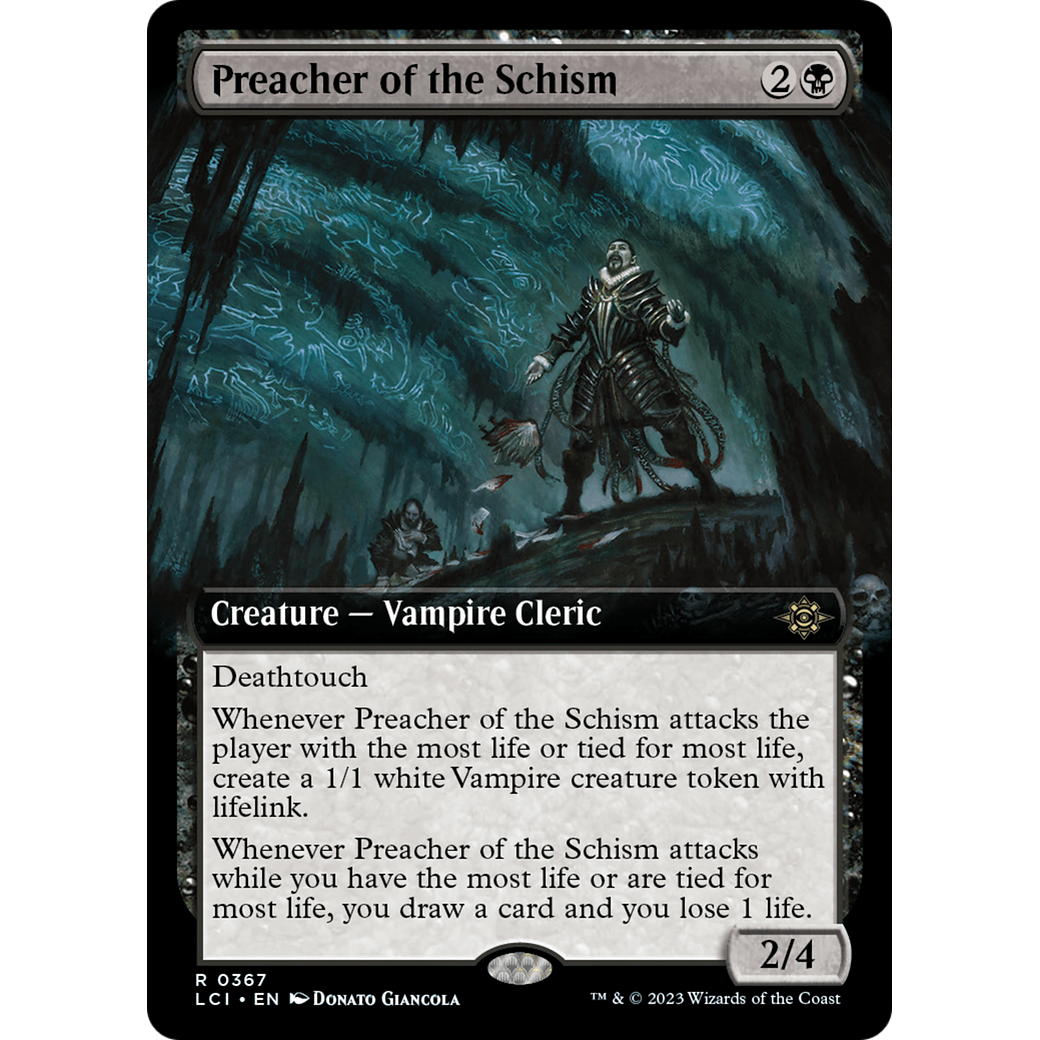 Preacher of the Schism (LCI-367) - The Lost Caverns of Ixalan: (Extended Art) Foil