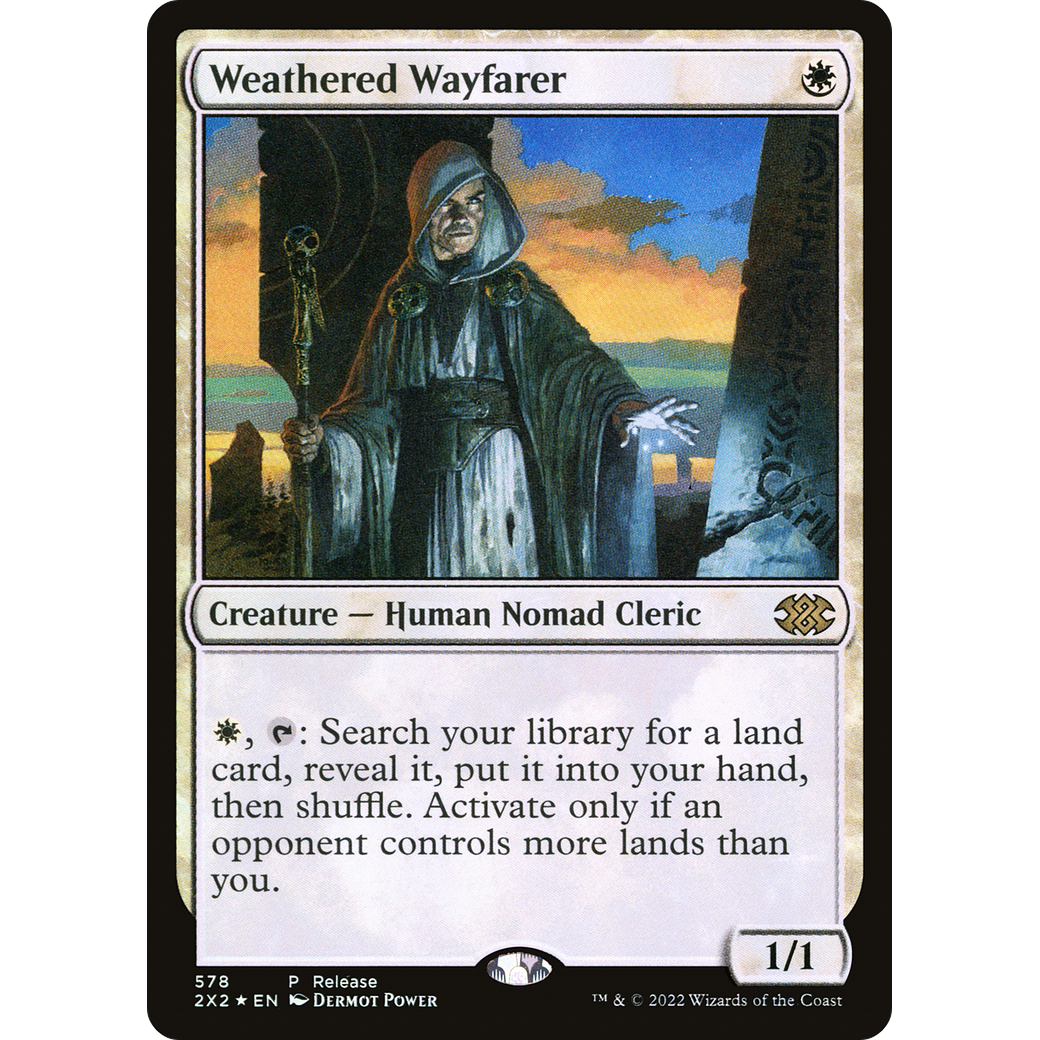 Weathered Wayfarer (LARP-578) - Double Masters 2022 Foil