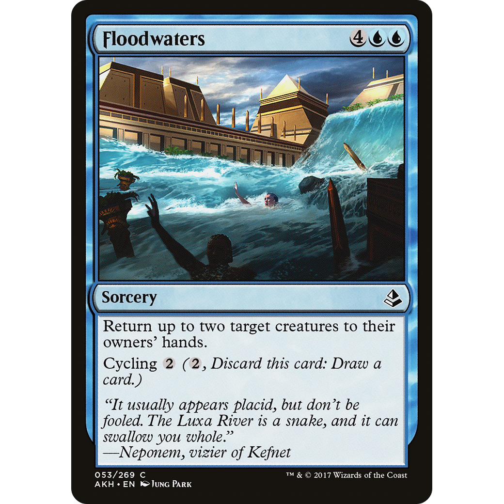 Floodwaters (AKH-053) - Amonkhet Foil