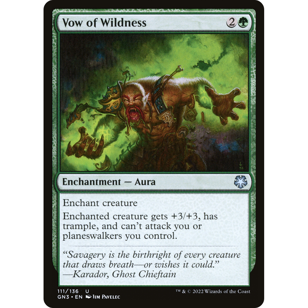 Vow of Wildness (GN3-111) - Game Night: Free-for-All