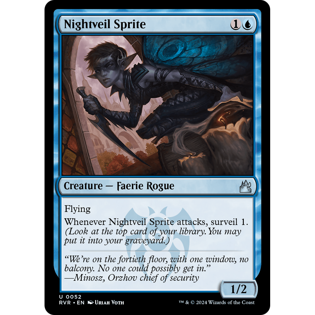 Nightveil Sprite (RVR-052) - Ravnica Remastered