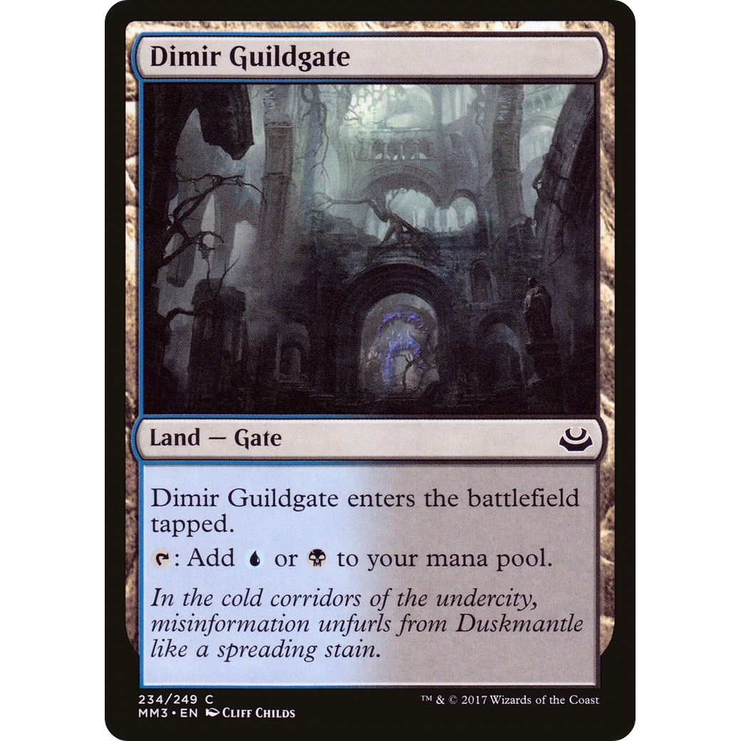Dimir Guildgate (MM3-234) - Modern Masters 2017 Foil