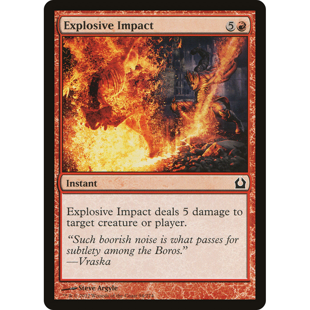 Explosive Impact (RTR-094) - Return to Ravnica