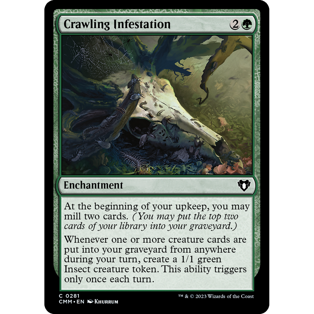 Crawling Infestation (CMM-281) - Commander Masters Foil