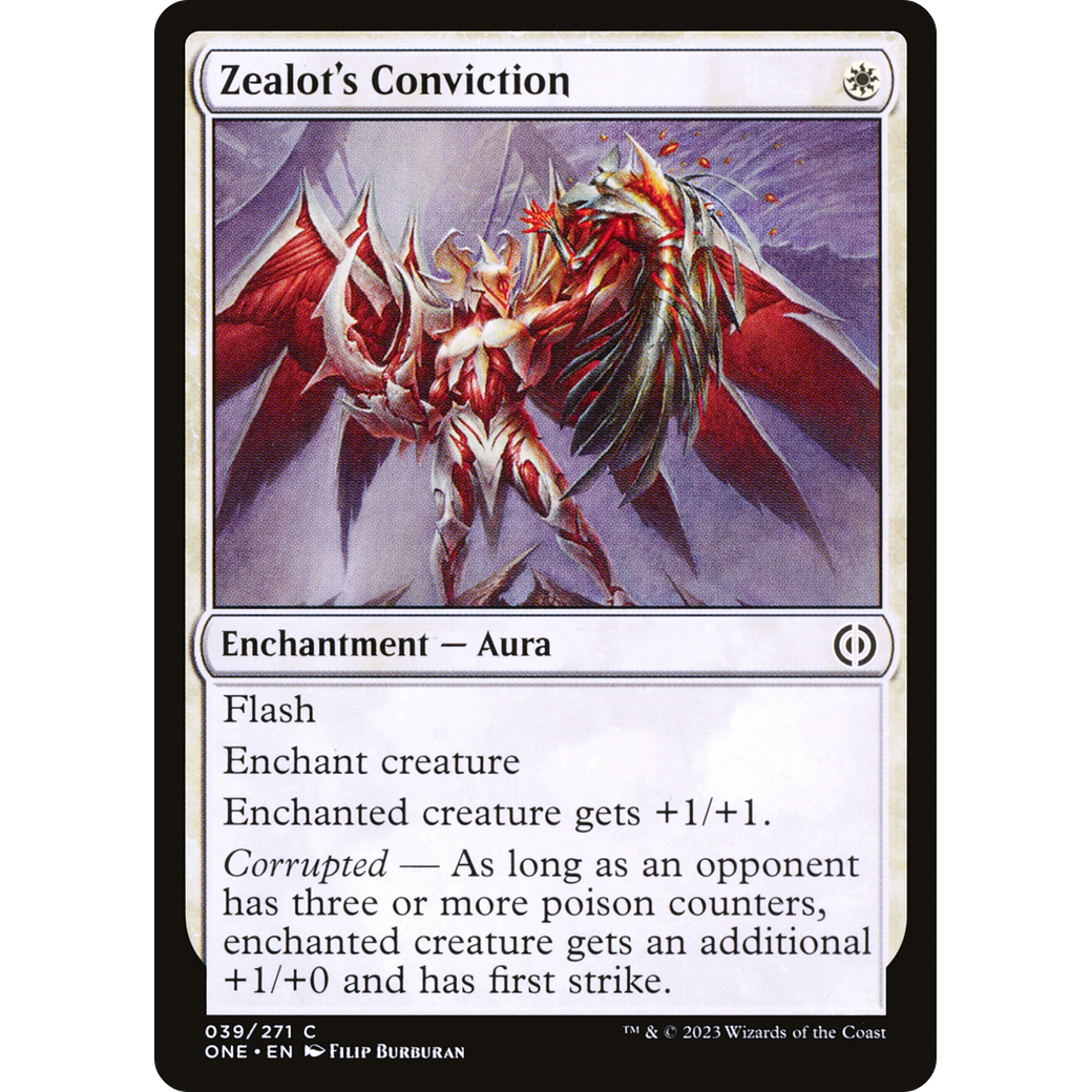 Zealot's Conviction (ONE-039) - Phyrexia: All Will Be One