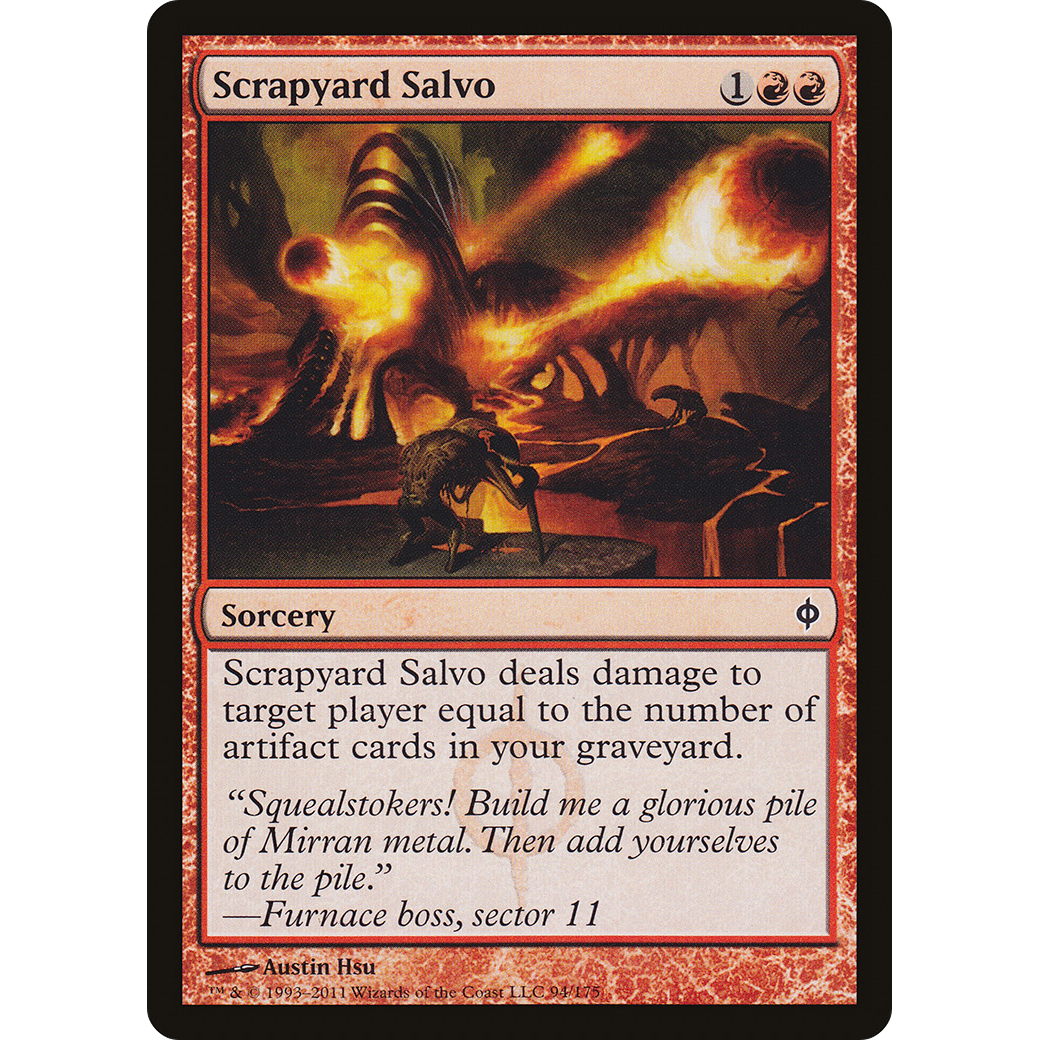 Scrapyard Salvo (NPH-094) - New Phyrexia Foil