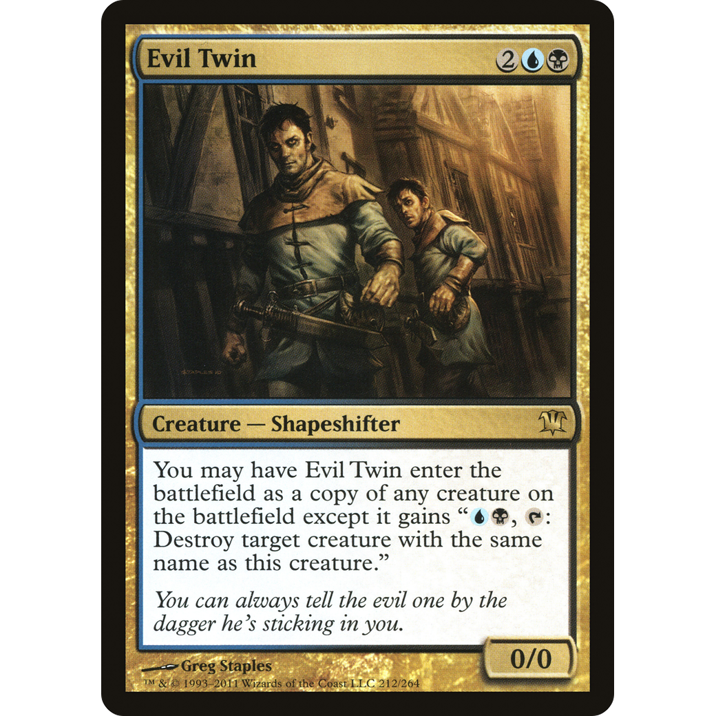 Evil Twin (ISD-212) - Innistrad Foil