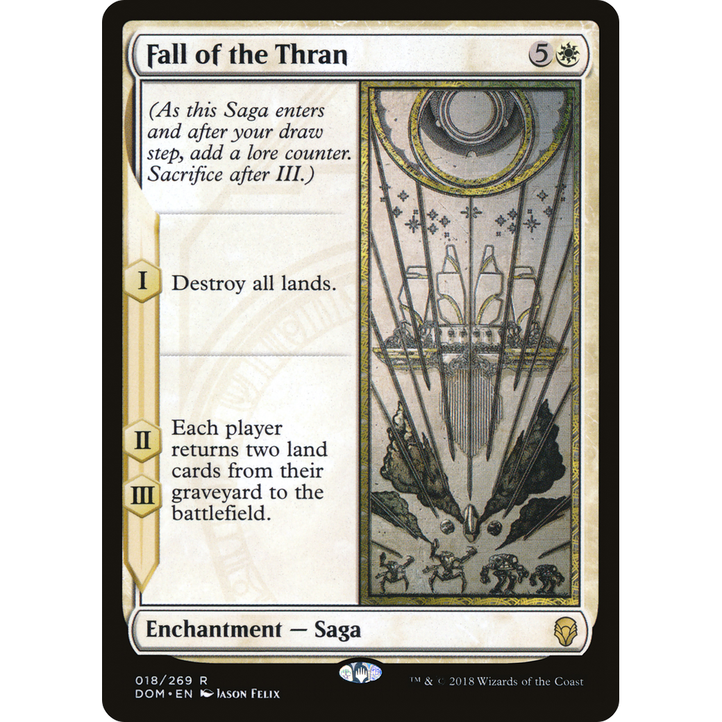 Fall of the Thran (DOM-018) - Dominaria Foil