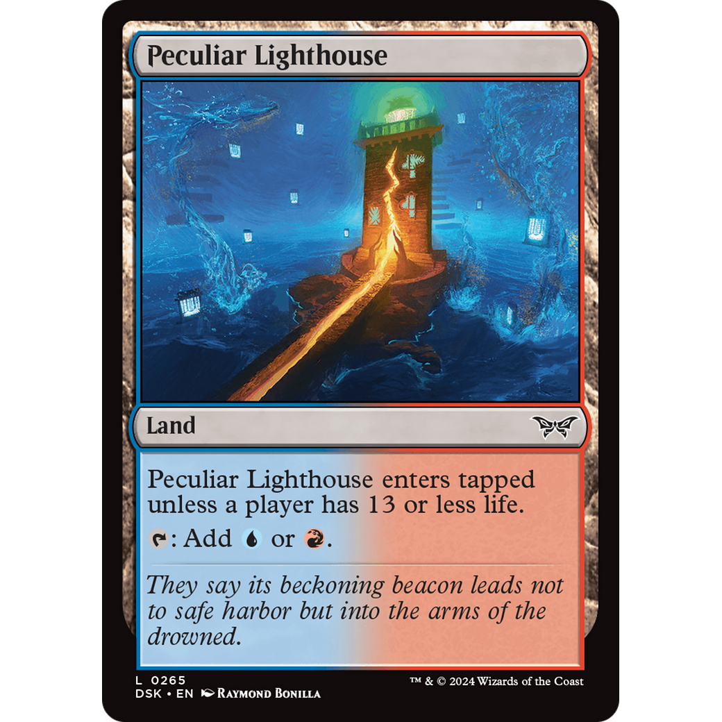 Peculiar Lighthouse (DSK-265) - Duskmourn: House of Horror Foil