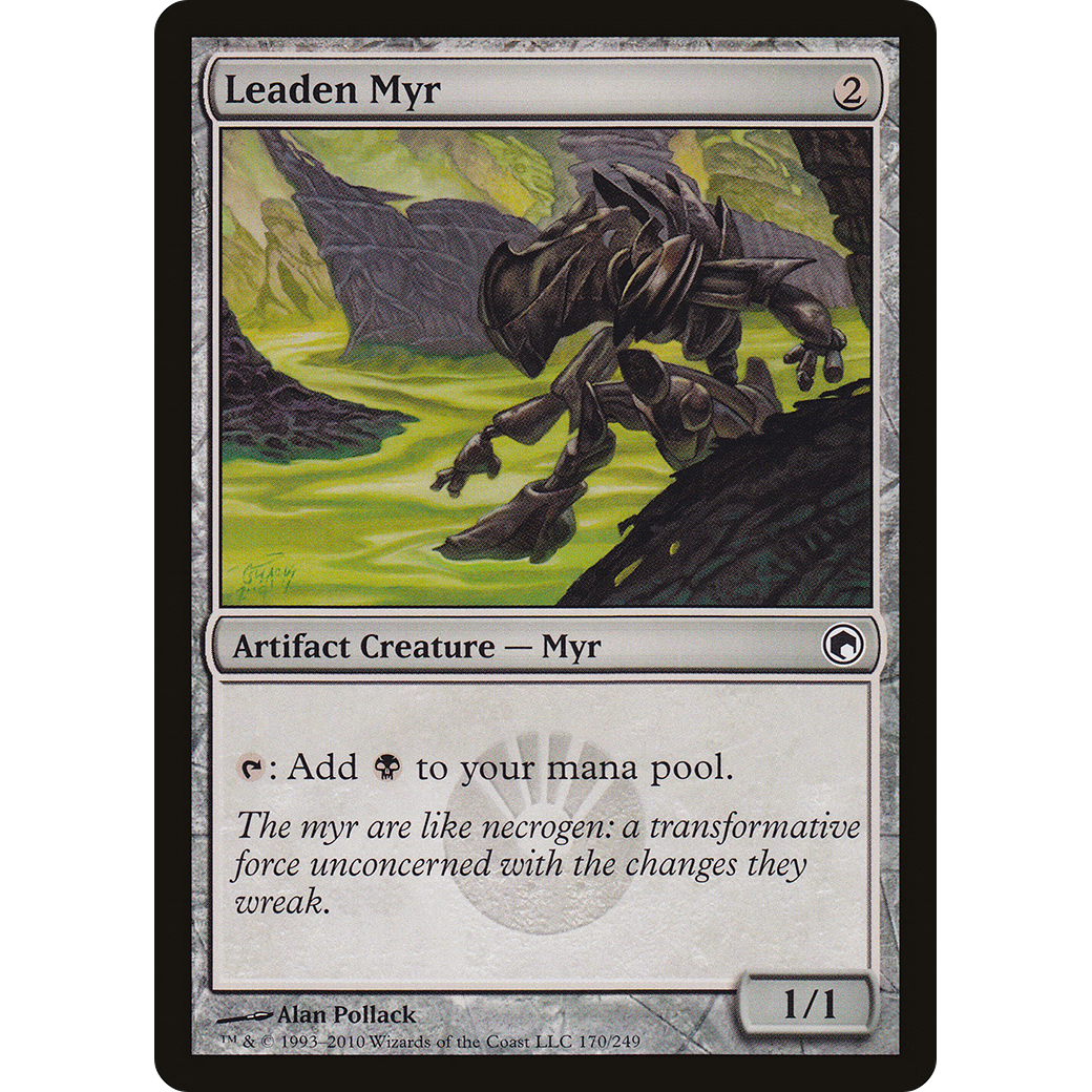 Leaden Myr (SOM-170) - Scars of Mirrodin