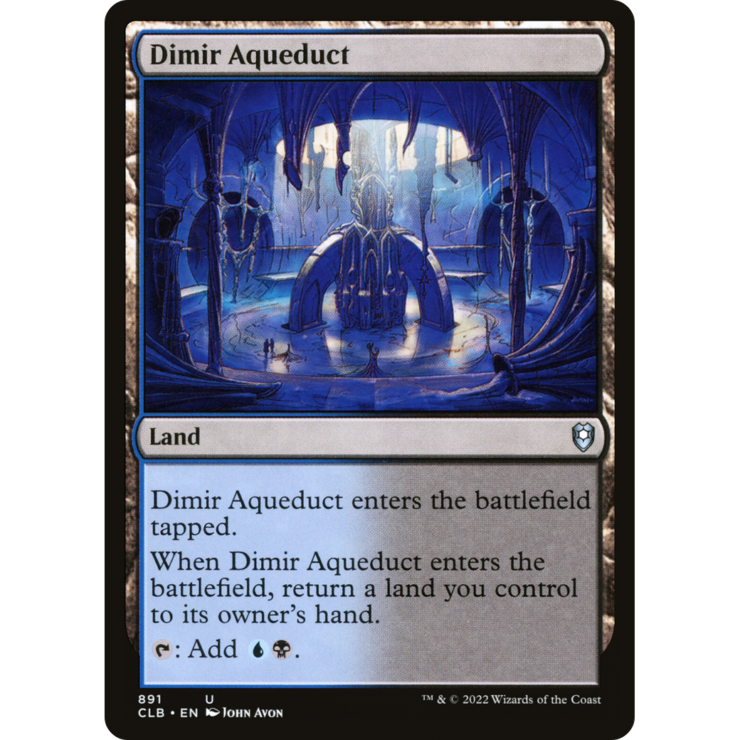 Dimir Aqueduct (CLB-891) - Commander Legends: Battle for Baldur's Gate