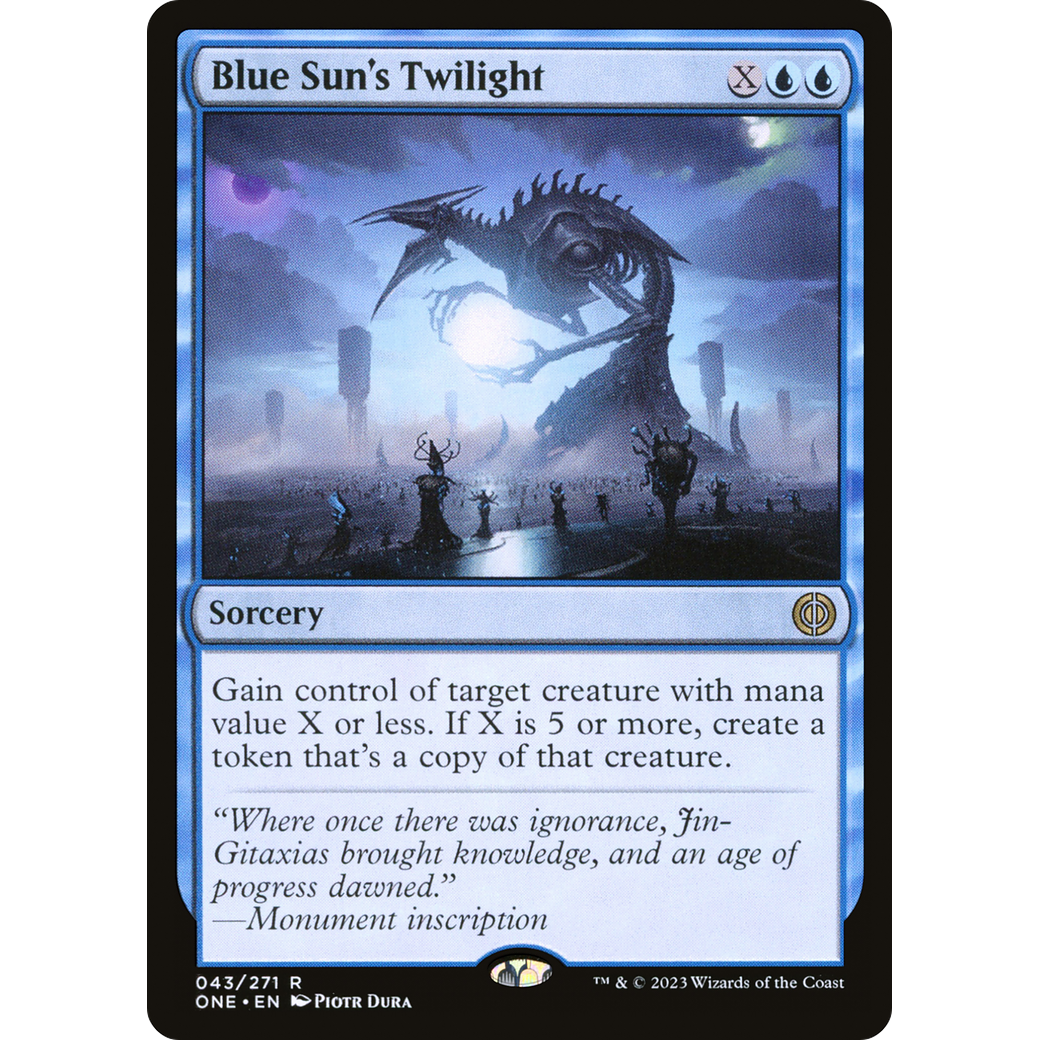 Blue Sun's Twilight (ONE-043) - Phyrexia: All Will Be One