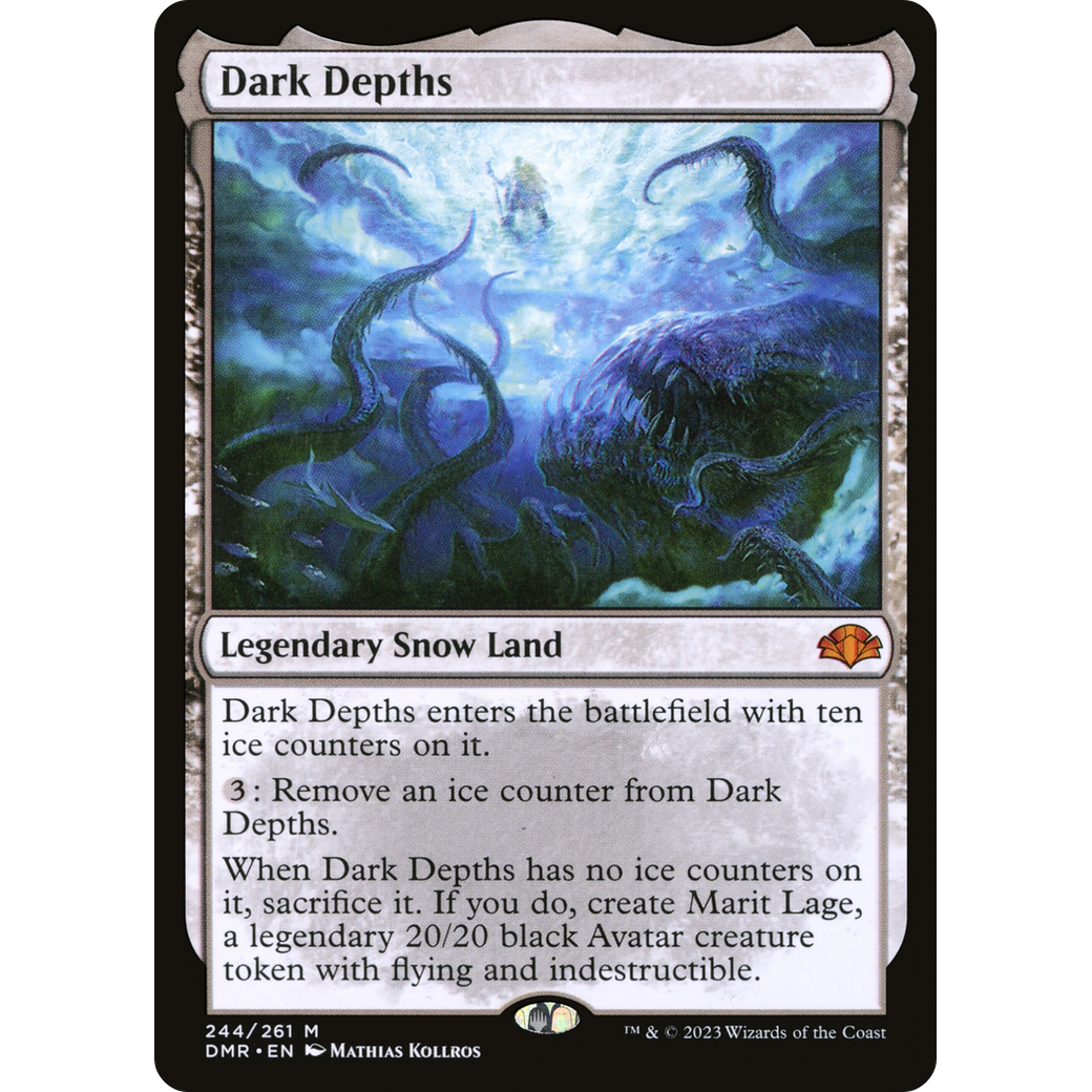 Dark Depths (DMR-244) - Dominaria Remastered: (snow)