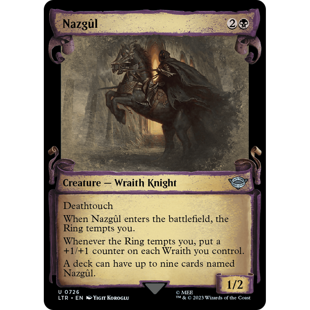 Nazgûl (LTR-726) - The Lord of the Rings: Tales of Middle-earth: (Showcase) Foil