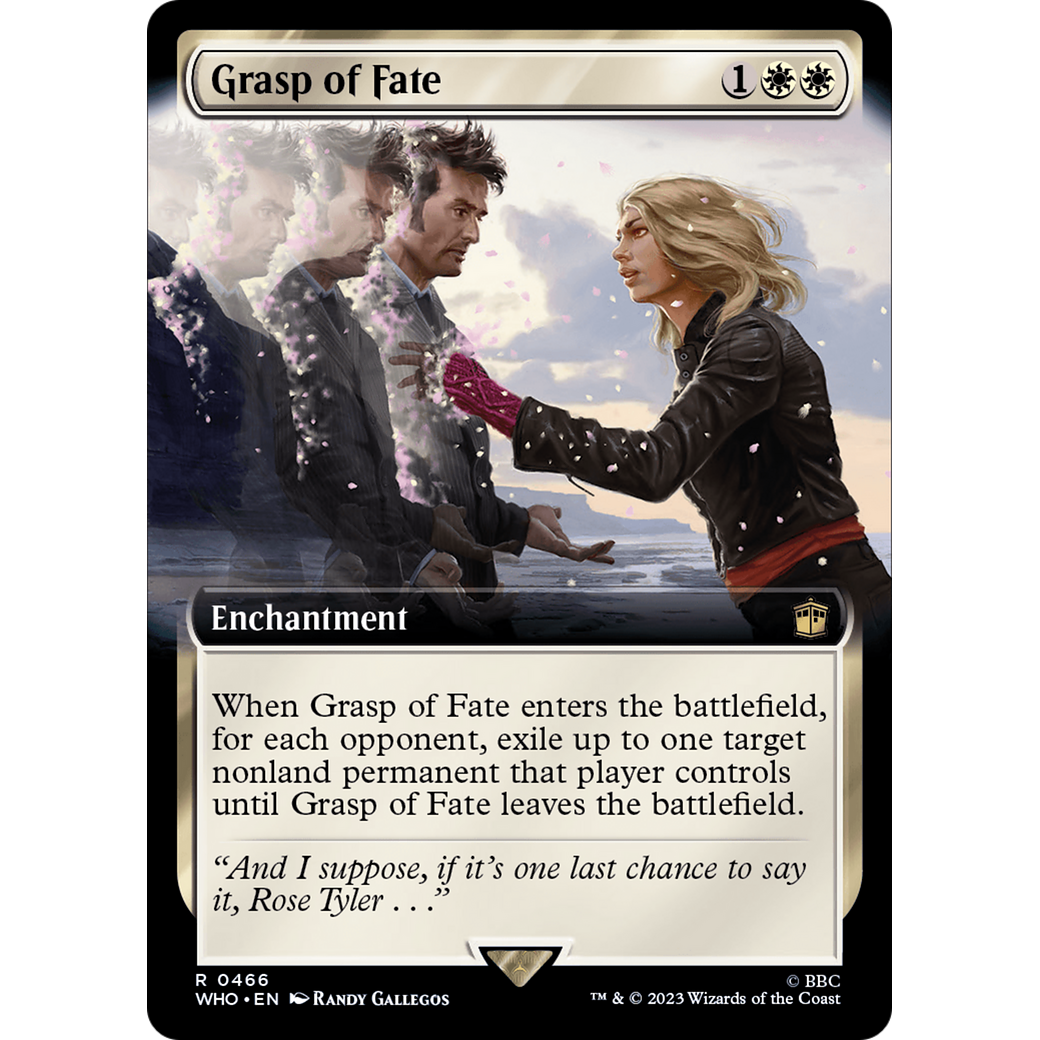 Grasp of Fate (Extended Art) (WHO-466) - Doctor Who: (Extended Art) Foil