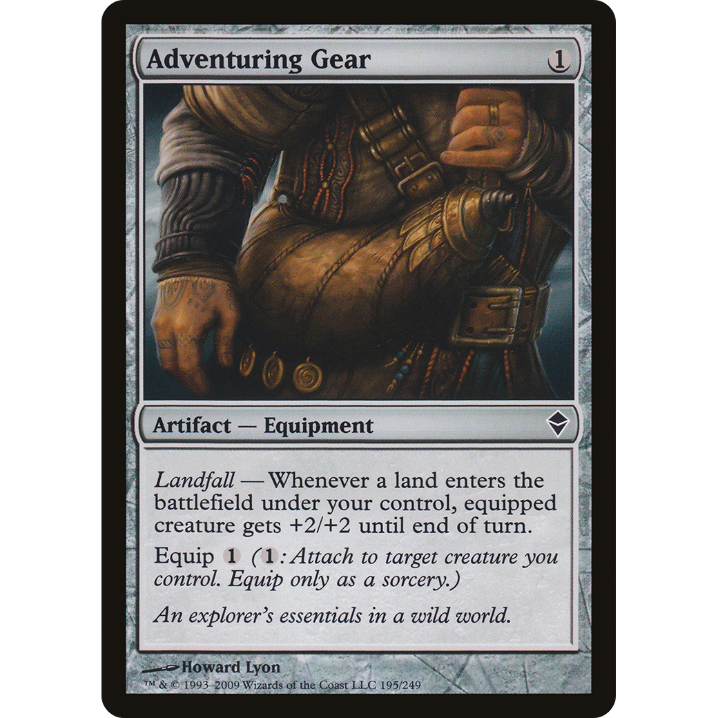 Adventuring Gear (ZEN-195) - Zendikar Foil
