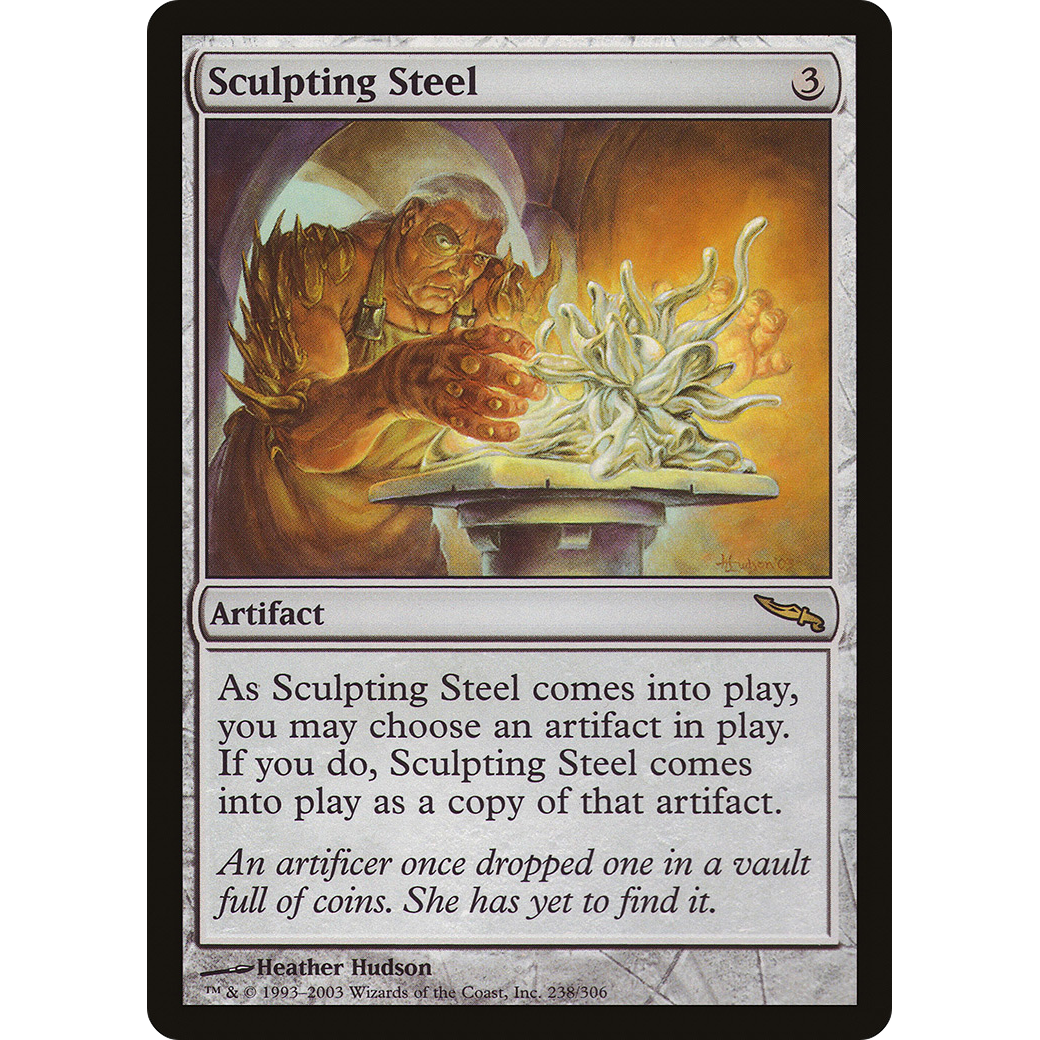Sculpting Steel (MRD-238) - Mirrodin Foil