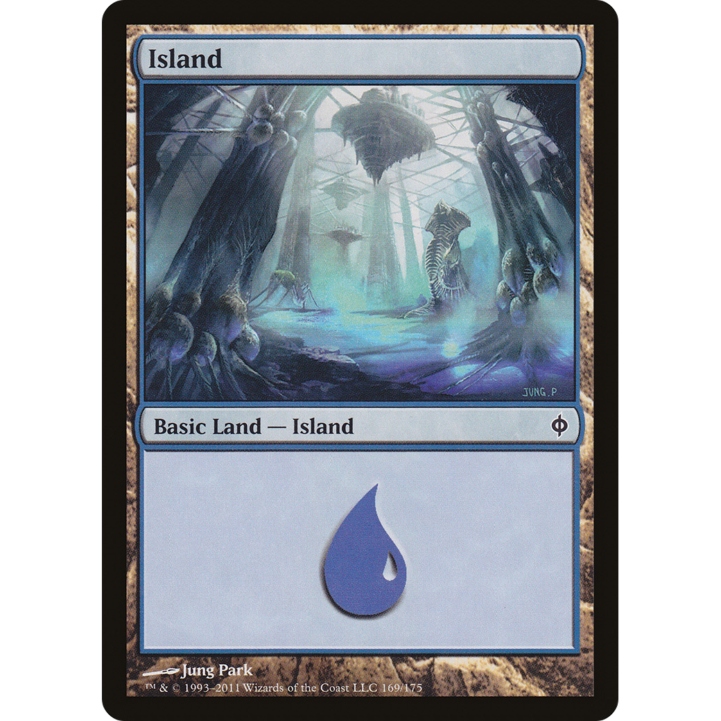 Island (169) (NPH-169) - New Phyrexia Foil