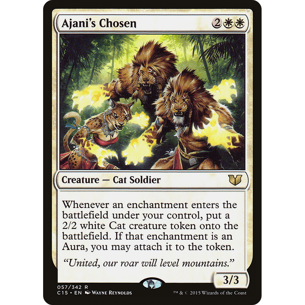 Ajani's Chosen (C15-057) - Commander 2015