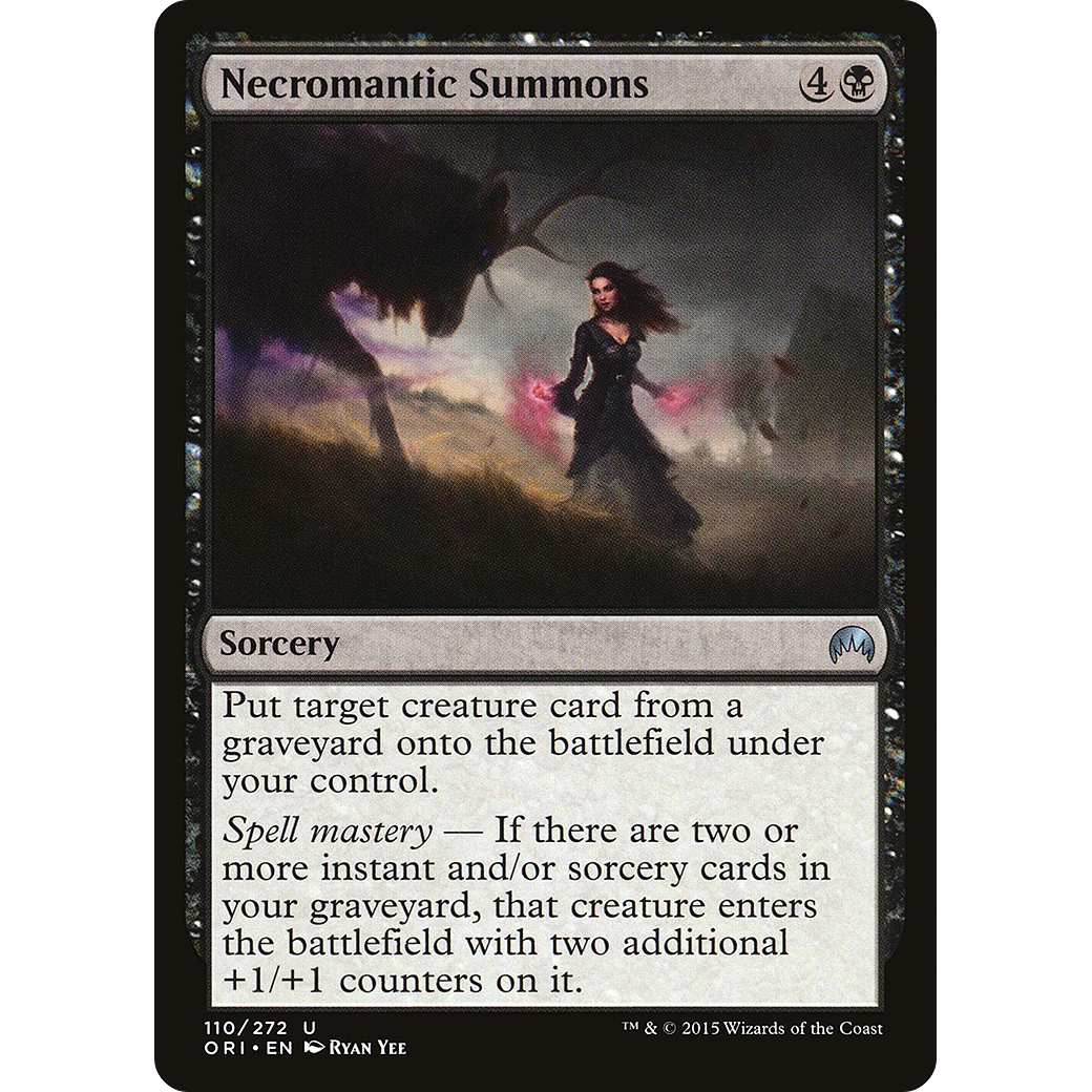Necromantic Summons (ORI-110) - Magic Origins