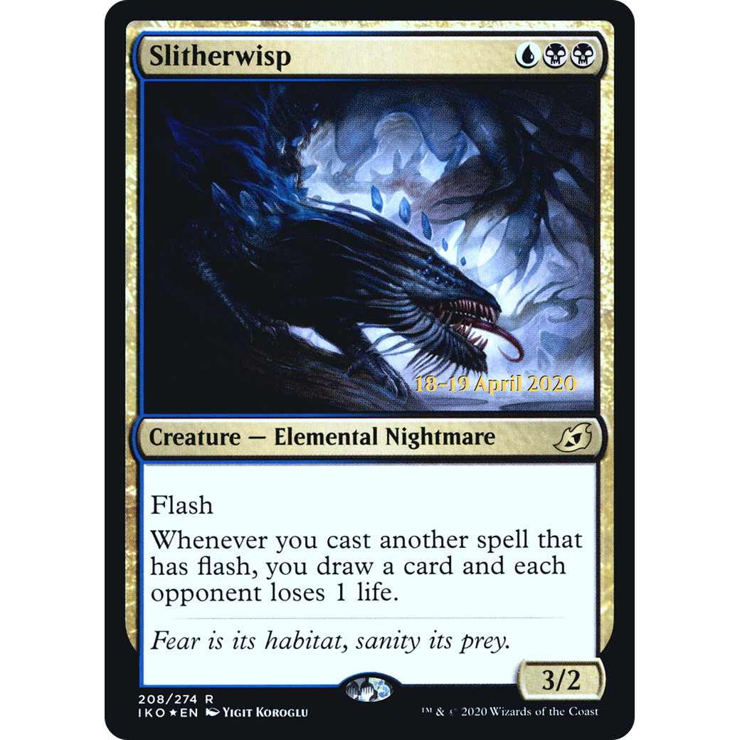 Slitherwisp (PRE-208) - Ikoria: Lair of Behemoths Promos Foil