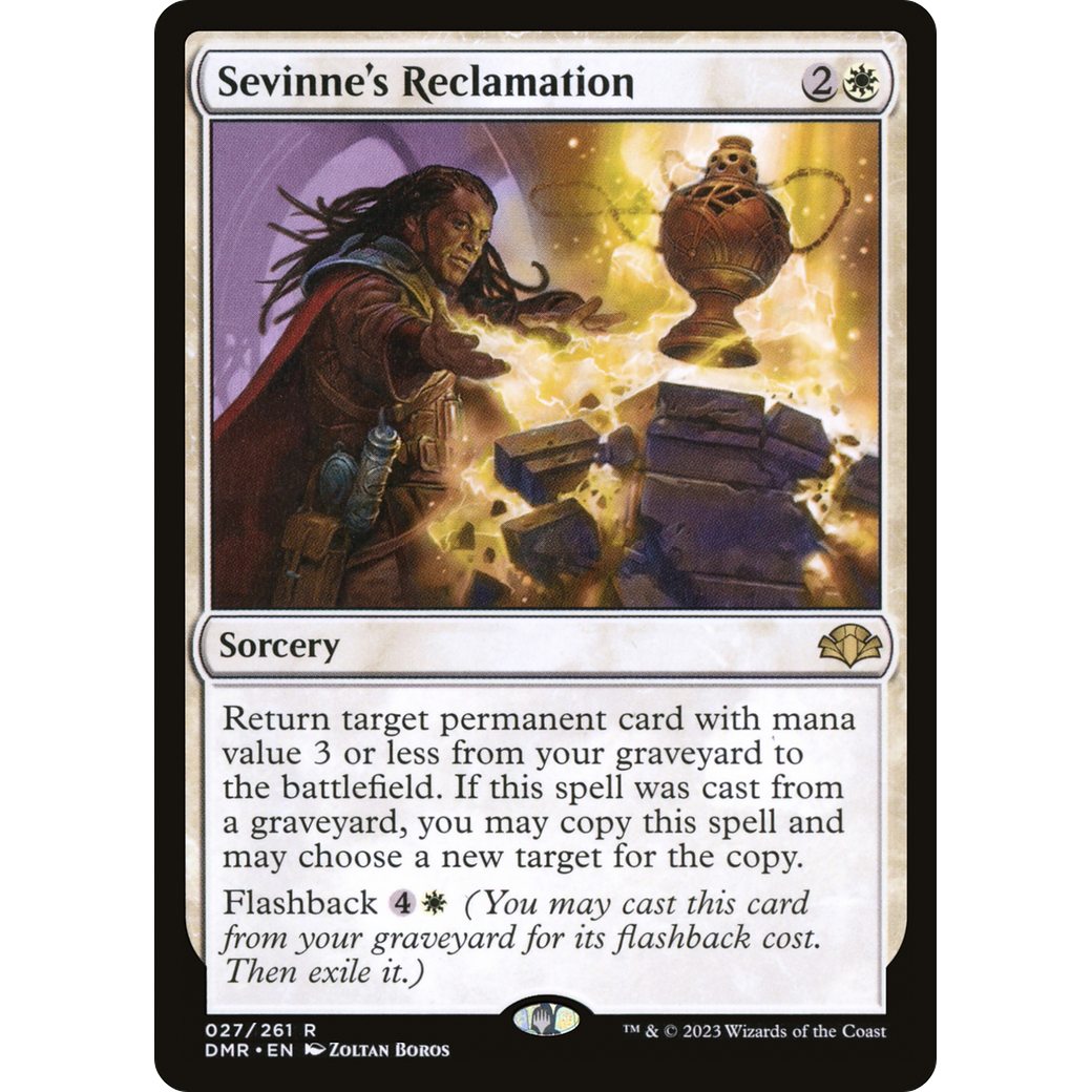 Sevinne's Reclamation (DMR-027) - Dominaria Remastered Foil