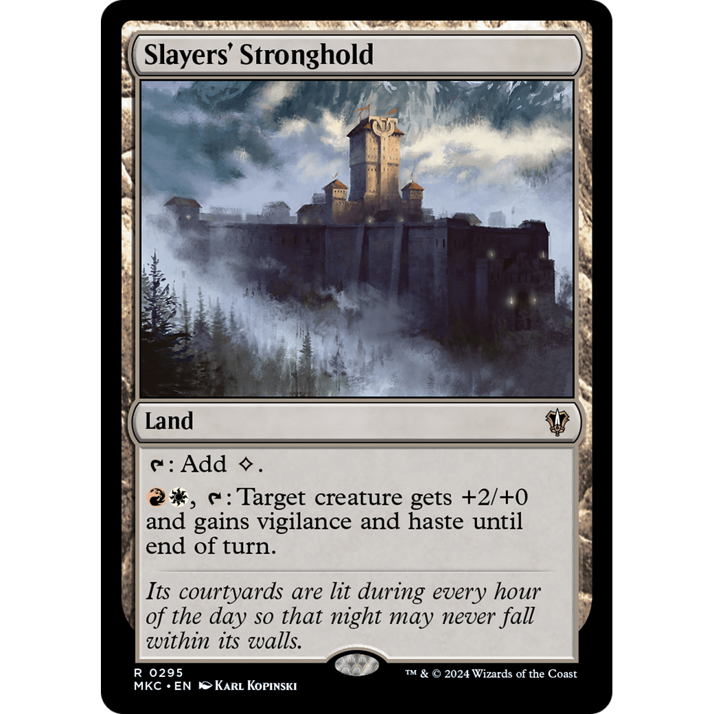 Slayers' Stronghold (MKC-295) - Murders at Karlov Manor Commander