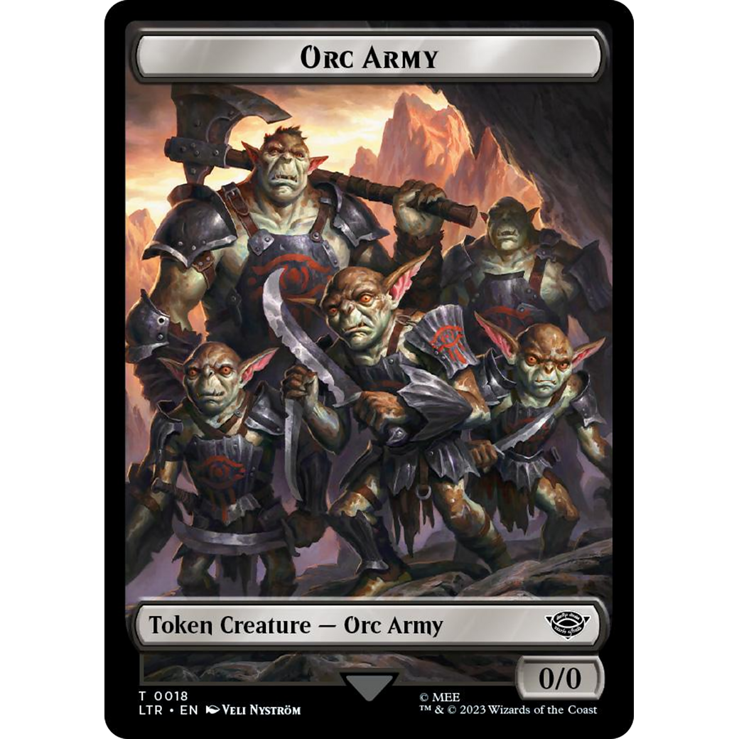Orc Army (TLTR-018) - Tales of Middle-earth Tokens Foil