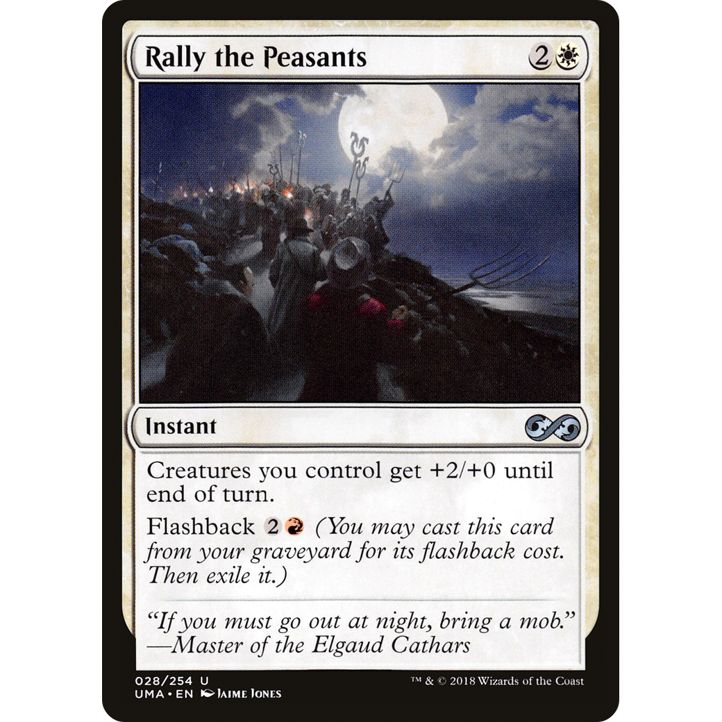 Rally the Peasants (UMA-028) - Ultimate Masters Foil