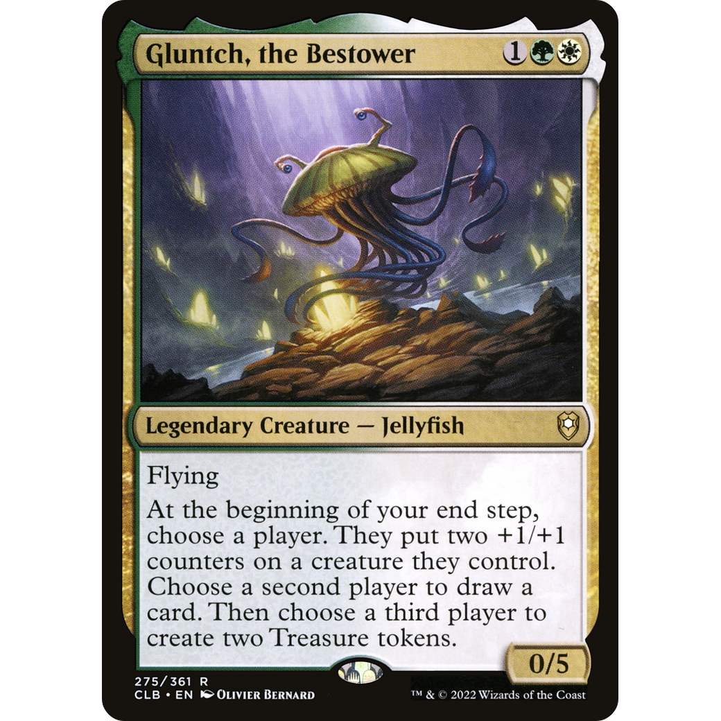 Gluntch, the Bestower (CLB-275) - Commander Legends: Battle for Baldur's Gate Foil