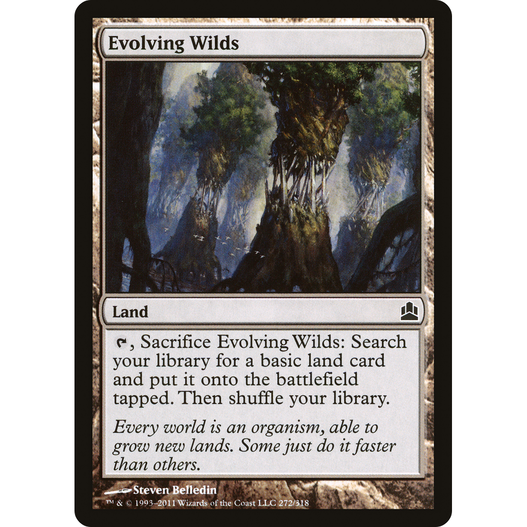 Evolving Wilds (CMD-272) - Commander 2011