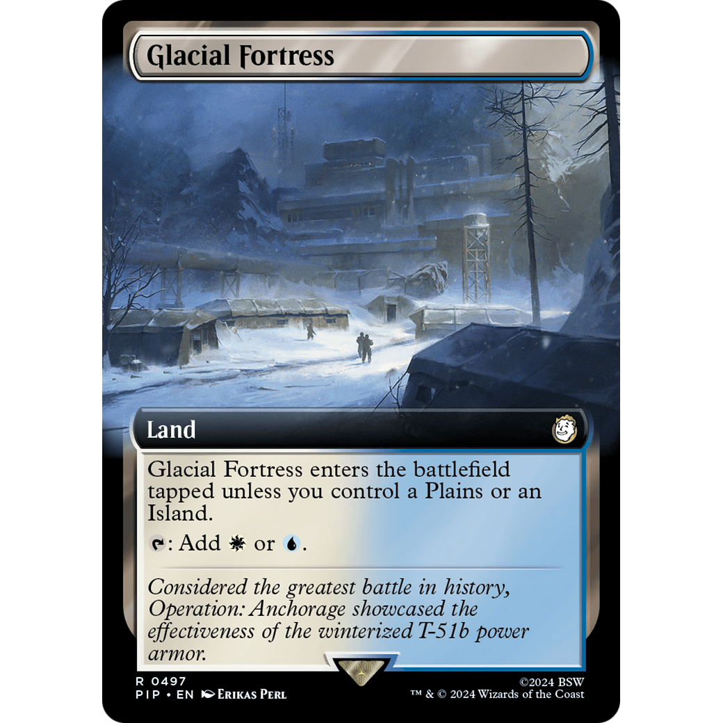 Glacial Fortress (PIP-497) - Fallout: (Extended Art) Foil