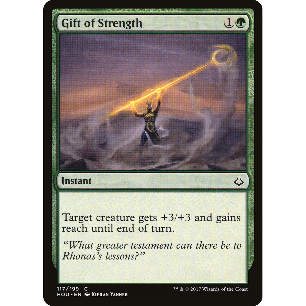 Gift of Strength (HOU-117) - Hour of Devastation Foil