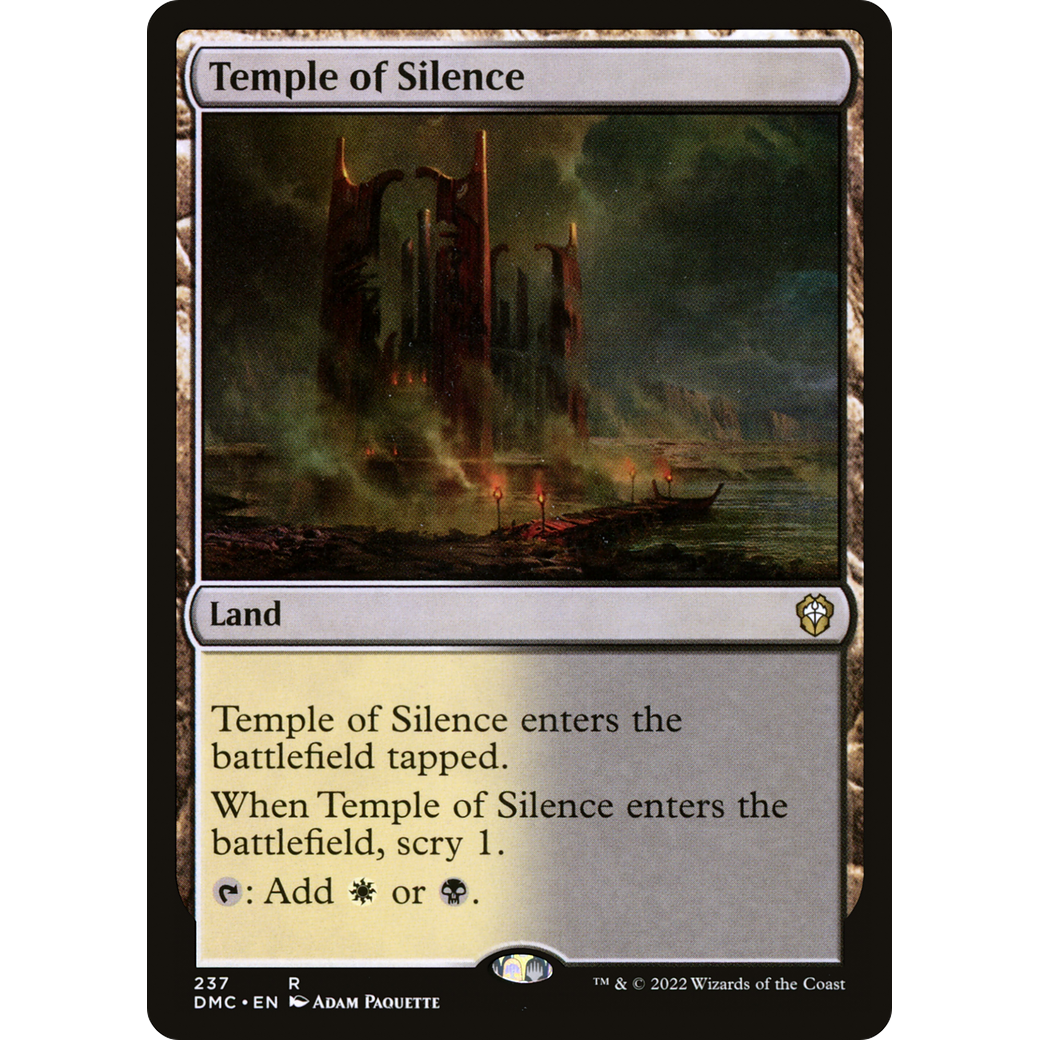 Temple of Silence (DMC-237) - Dominaria United Commander