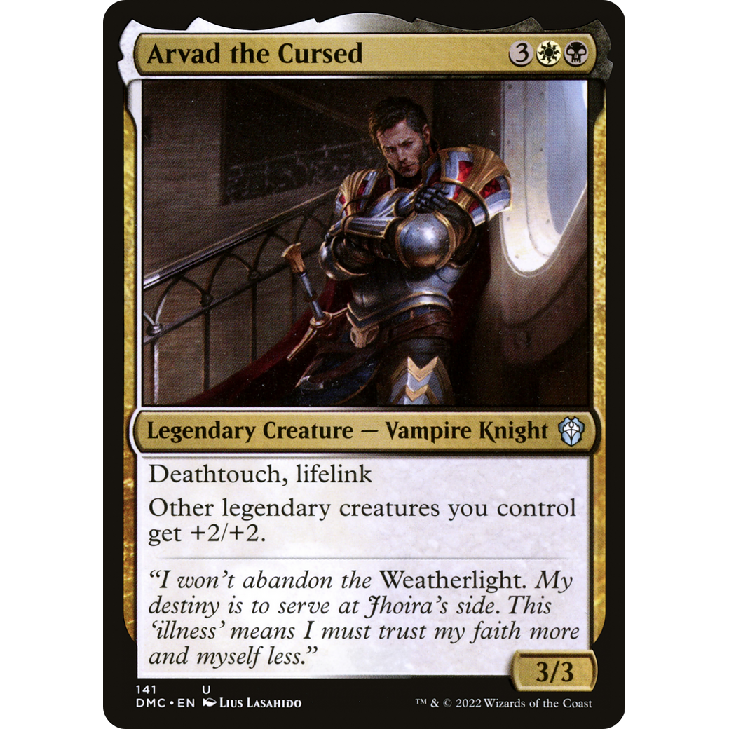 Arvad the Cursed (DMC-141) - Dominaria United Commander