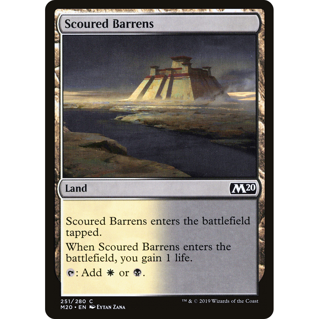 Scoured Barrens (M20-251) - Core Set 2020