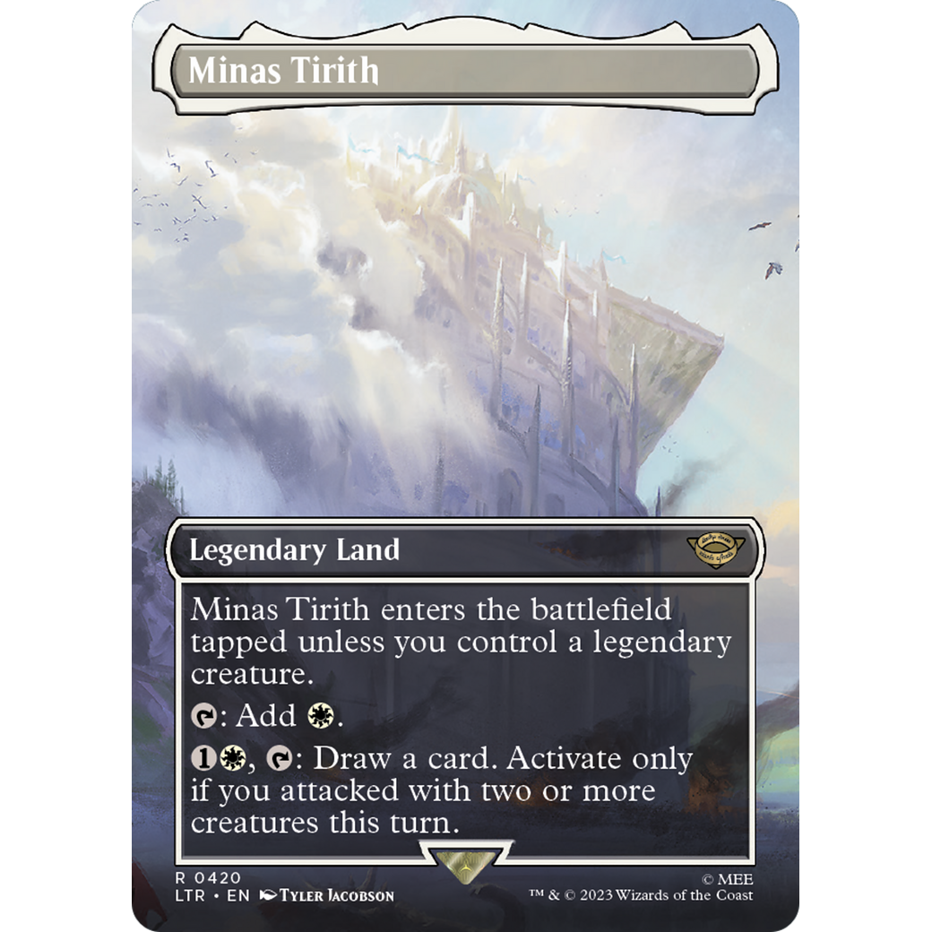 Minas Tirith (LTR-420) - The Lord of the Rings: Tales of Middle-earth (Borderless) Foil