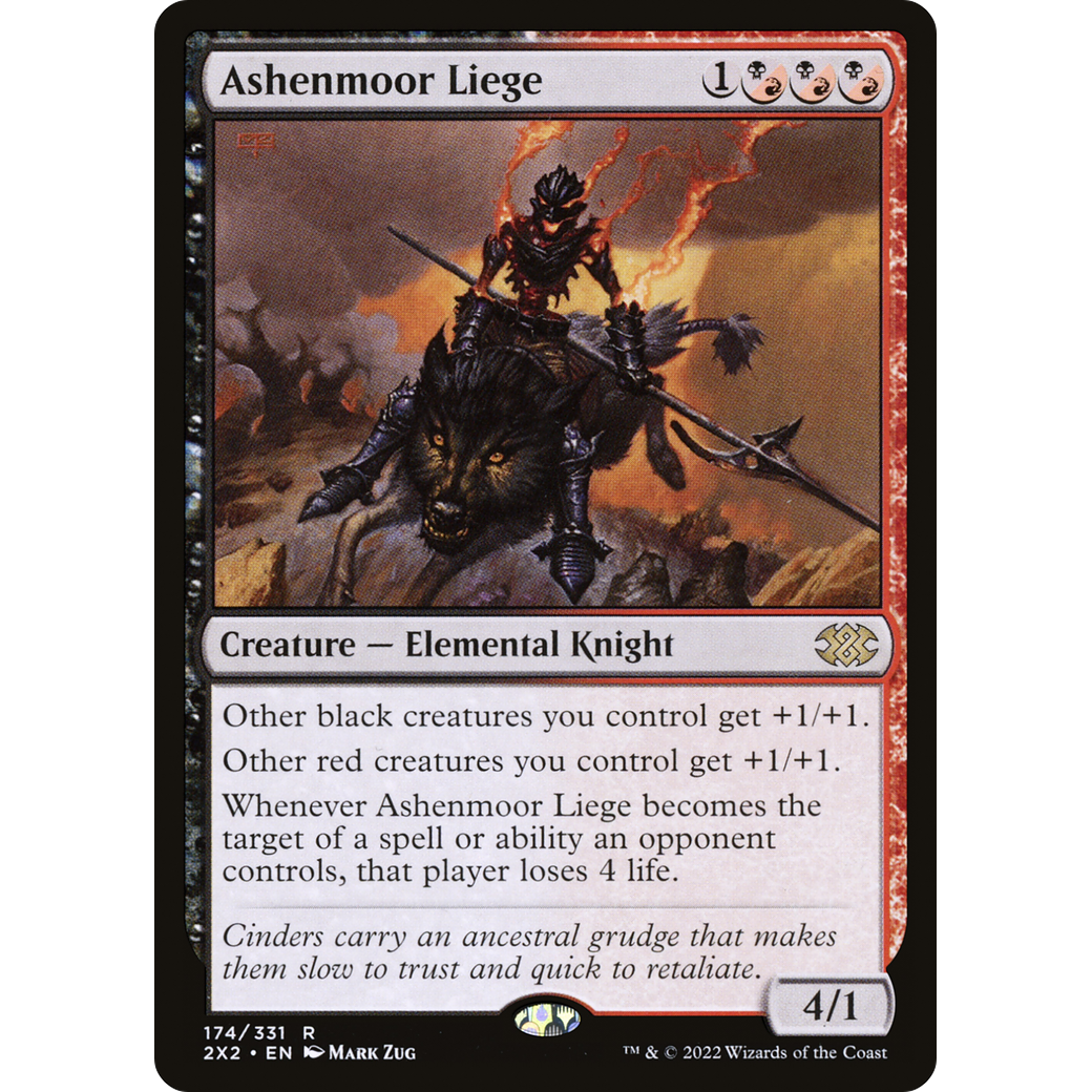 Ashenmoor Liege (2X2-174) - Double Masters 2022 Foil