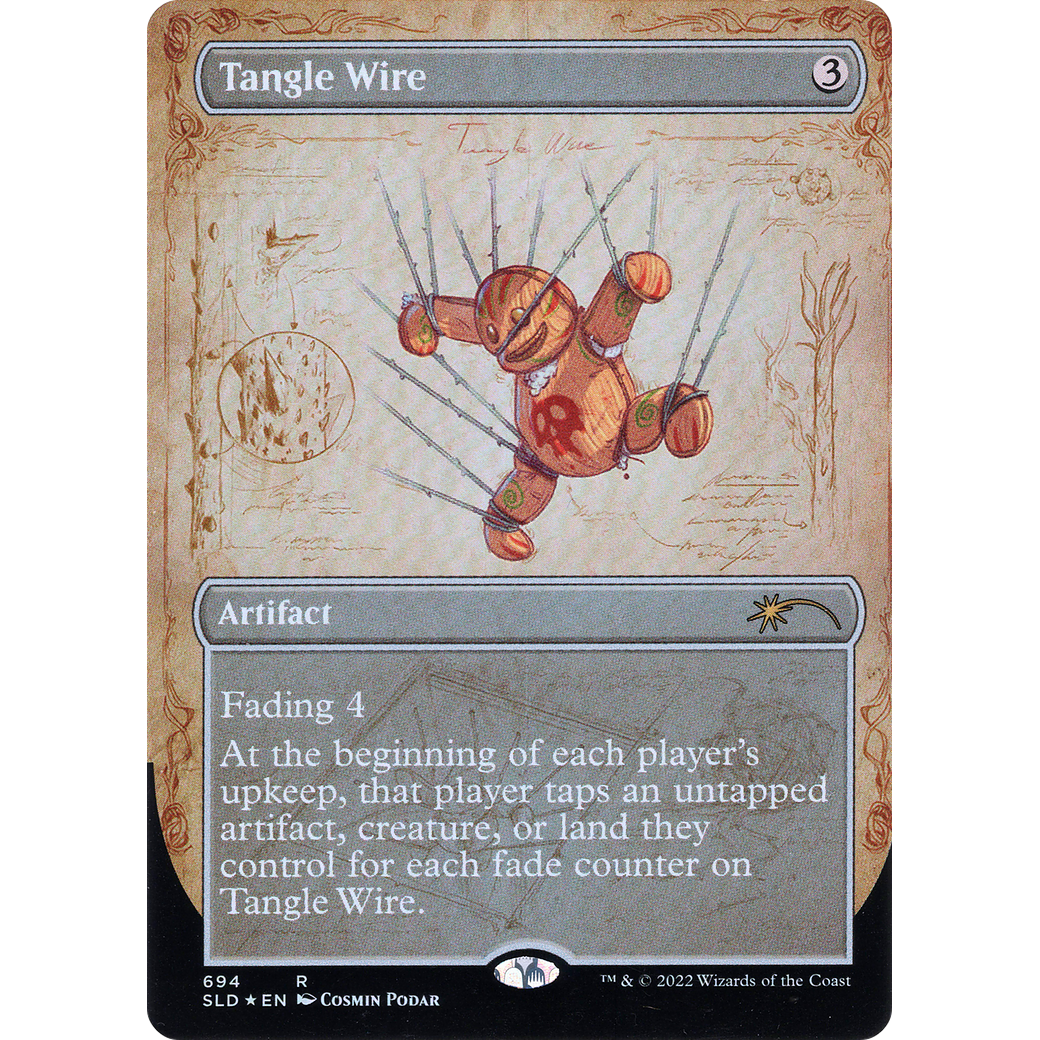 Tangle Wire (Borderless) (SLD-694) - Secret Lair Drop (Borderless) Foil