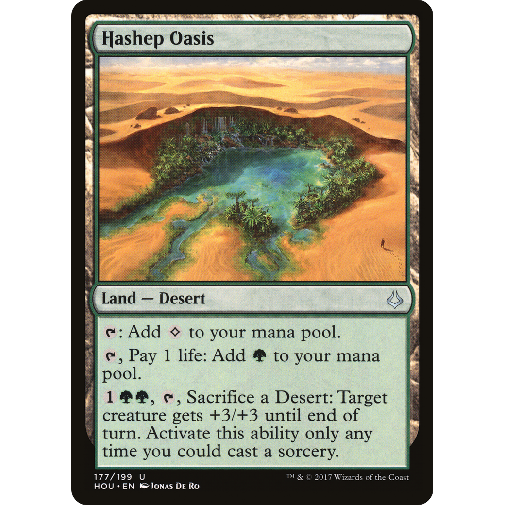 Hashep Oasis (HOU-177) - Hour of Devastation Foil