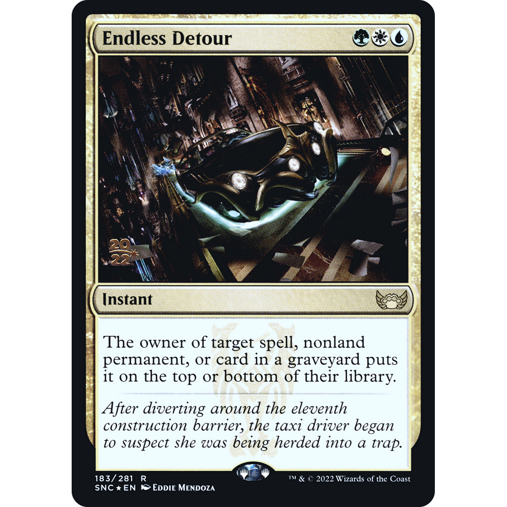 Endless Detour (PRE-183) - Streets of New Capenna Promos Foil