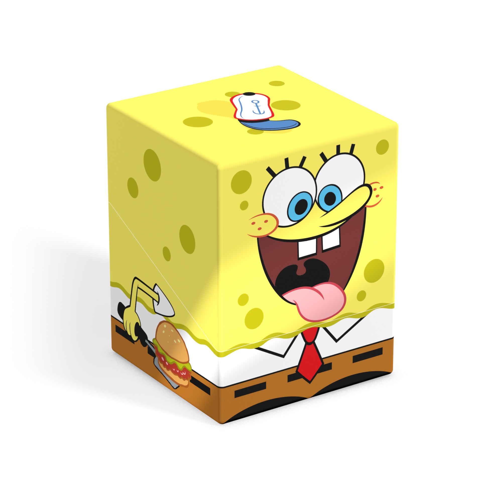 Squaroes: Spongebob SquarePants - SpongeBob Fry Cook 100+ Deck Box (Chase Figure) (Pre-Order) (11/25/2024 Release)