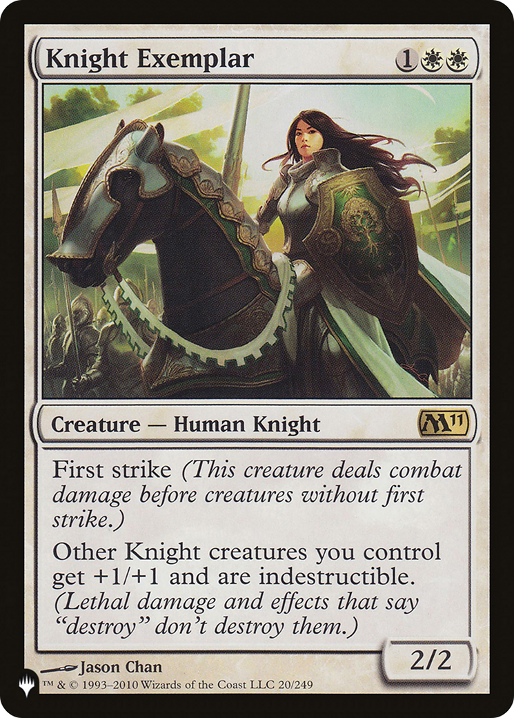 Knight Exemplar (M11) (LIST-20/249) - The List