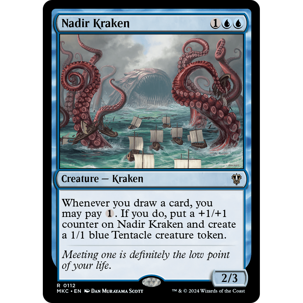 Nadir Kraken (MKC-112) - Murders at Karlov Manor Commander