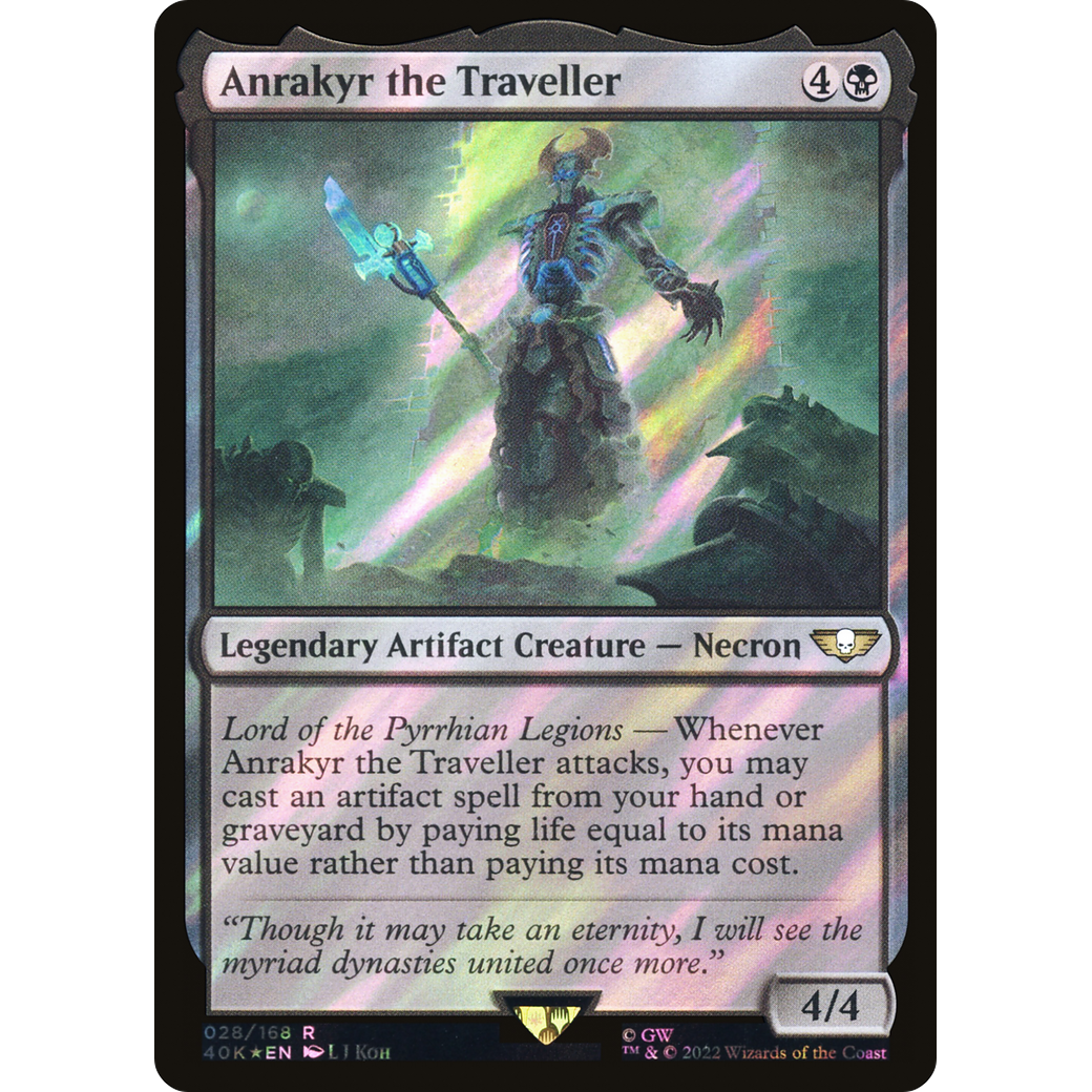 Anrakyr the Traveller (40K-028) - Warhammer 40,000 Commander Foil