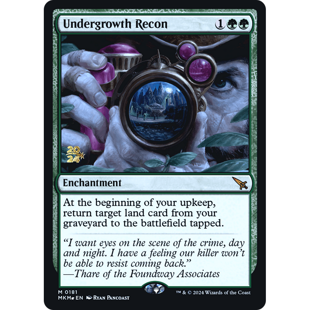 Undergrowth Recon (PRE-181S) - Murders at Karlov Manor Promos Foil