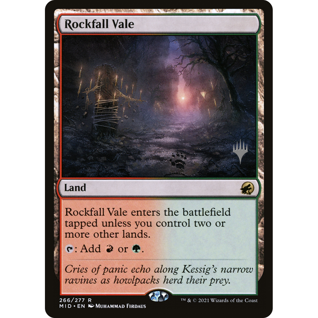 Rockfall Vale (PPMID-266) - Innistrad: Midnight Hunt Promos